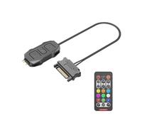 COOLMOON ARGB Controller to RGB Remote Controller HUB Adapter RGB Remote Controller for PC Fan Cooling Fan Light Strip