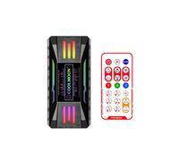 Coolmoon Cm-Mpac Pwm Temperature Control Hub Argb Computer Case Fan Music Controller, Modello: Four-In-One Controller (Nero) :4 in 1 (Nero) Sorpresa