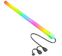 COOLMOON F300 Chassis Light Bar 3PINx2+4PIN 5V ARGB Desktop Computer Chassis Luce Ambientale Striscia Luminosa un LED Decorativa