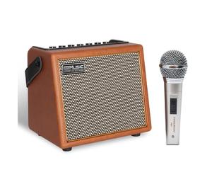 Coolmusic BP Sing Karaoke Machine con 1 microfono, altoparlante portatile Bluetooth con OTG Supporta USB, AUX, REC, TWS, sistema Karaoke per Karaoke, feste, sistema PA per adulti/bambini