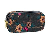 Coolpack 80330CP, Astuccio PRIMUS GREY DENIM FLOWERS, Multicolor