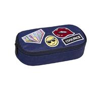 Coolpack 93798CP, Astuccio CAMPUS - BADGES G DENIM, Multicolor