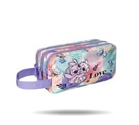 Coolpack Astuccio Tre Cerniere Stitch Pastel, multicolore, Astuccio scolastico