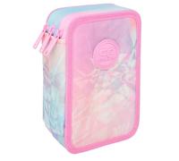 CoolPack Astuccio XXL a 3 scomparti, astuccio per la scuola, astuccio tripla, astuccio per ragazze, astuccio 44 pezzi, astuccio imbottito a 3 piani, cosmonauta, Multicolore., Astuccio