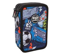 CoolPack Astuccio XXL a 3 scomparti per la scuola, astuccio a 3 livelli, astuccio per ragazze, ragazzi, 44 pezzi, Multicolore., Astuccio
