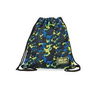 Coolpack B74068, Sacche da palestra SPRINT LINE CAMO MESH YELLOW, Multicolor