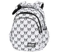 Coolpack C29247, Zaino per la scuola Jerry FRENCH BULLDOGS, White