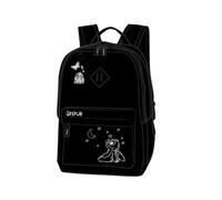 CoolPack Disney Stitch Scout - Zaino scuola con 2 scomparti principali e imbottitura ergonomica, nero/argento, uni, Stitch Scout