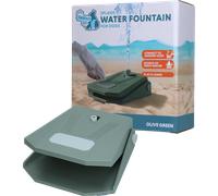 Coolpets Splash Water Fountain - Verde oliva