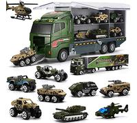 Coolplay Giocattoli Militari Carri Armati Giocattoli elicotteri per ragazzi battaglia auto dell'esercito per bambini