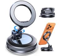 Coolpow Porta Cellulare Auto Magnetico Supporto Telefono Auto per Magsafe [Base a aspirazione 2 in 1 intercambiabile: ventosa pura e gel] Supporto Telefono Magnetico Per iPhone 17 Pro Max 16 15 14 13