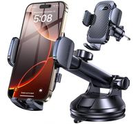 Coolpow Porta Cellulare Auto,[Upgrated Ventosa Potente] Supporto Telefono Auto U
