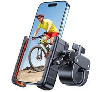 Coolpow Supporto Telefono Bicicletta【360° Rotazione】 Porta Cellulare Moto【Non Bloccare la Telecamera】 Universale Supporto Telefono Moto Stabile per iPhone 16/15/14, Galaxy e 4,7-7" Smartphone