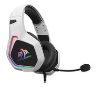 Cuffie da gioco Coolsound G6 con microfono - USB per illuminazione a LED - Archetto regolabile - Cuscinetti auricolari imbottiti - Comandi cablati - Cavo da 2 m