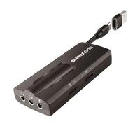Coolsound Scheda audio esterna 7.1 USB-C - Adattatore a USB-A - Ingressi Microfono, Cuffie 3.5mm 3 pin, Auricolare + M