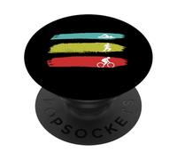 CoolTriatleta Triathlon Sport Nuotatore Esegue Ciclista PopSockets PopGrip Adesivo
