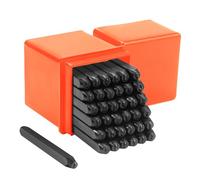 Coolty 36pcs Punzoni Lettere e Uumeri Metallo 2mm Timbri Alfabeto Timbri Lettere A-Z e Numero 0-9 Timbri Punzoni di Marcatura Set per Metallo Legno Pelle Plastica