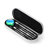 Coolty 6pcs Strumenti per Intagliare la Cera in Acciaio Inox Strumento a Doppia Estremità per la Scultura l'argilla Fai Da Te per Modellare Raschiare Scolpire la Ceramica (Argento)