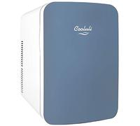 Cooluli Mini frigorifero da 15 litri per camera da letto, auto, scrivania e dormitorio universitario, 12 V, portatile, per alimenti, bevande, cura della pelle, bellezza e trucco, piccolo frigorifero