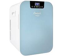 Cooluli Mini frigorifero da 20 l, per camera da letto, auto, scrivania da ufficio e dormitorio universitario, con controllo digitale della temperatura, 12 V, piccolo frigorifero per alimenti, bevande