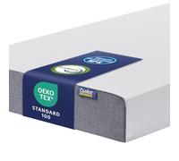 Coolux Sleep Materasso 90x200 cm, schiuma fredda 7 zone, ortopedico memory foam, 16 cm, H2, ergonimico bambini, certificato Öko-Tex CertiPUR-US 100 notti