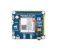 Coolwell Waveshare Raspberry Pi LTE Cat-4 4G 3G Modem cellulare SIM7600A-H 4G HAT per Raspberry Pi 4B+ 4B 3B+ 3B 2B+ Zero Jetson Nano Ardui GNSS Posizionamento per il Nord America