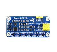 Coolwell Waveshare Sense Hat (B) for Raspberry Pi Onboard Multi Powerful Sensors Supports External Sensors I2C Interface for Collect Temperature, Humidity, Barometric Pressure Data