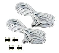 COOLWEST 2 pezzi 2M Cavo di Estensione per Striscia LED, 4 Pin Connettori Striscia LED, Cavo di Splitter per SMD 5050/3528 Striscia luminosa LED