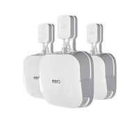 COOLWUFAN Supporto da parete per sistema WiFi domestico eero Pro 6/6E - Staffa di supporto semplice e robusta per sistema Tri-Band Mesh Wi-Fi 6 (bianco, confezione da 3)