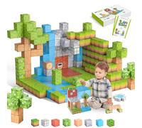 COOLYNX Blocchi magnetici da costruzione 103 pezzi, STEM Montessori, giocattoli sensoriali, regali per bambini, regalo di compleanno, blocchi magnetici montessori, giocattoli a partire da 5 6 7 8 anni