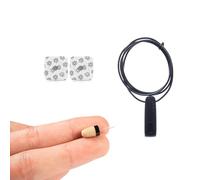 CooMax Auricolari Spia Bluetooth Nascosto Vip Pro Auricolare Invisibile con Microfono in Cavo Telefono Esami - Mini Cuffia Spia Invisibili Piccolo (Auricolari Spia Vip Pro SuperMini BT MI)