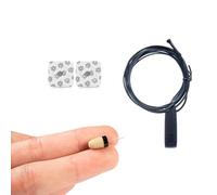 CooMax Auricolari Spia Bluetooth Nascosto Vip Pro Auricolare Invisibile Microfono a Filo Telefono per Esami - Mini Cuffia Spia Invisibili Piccolo (Auricolari Spia Vip Pro SuperMini BT MC)