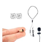 CooMax Auricolari Spia Nascosto Vip Pro Auricolare Invisibile con Microfono a Filo Telefono per Esami - Mini Cuffia Spia Invisibili Piccolo Copiare (Auricolari Spia Vip Pro SuperMini + Microfono)