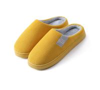 COONE Casa pantofole per le donne uomini, camera da letto interna scarpe calde della casa con schiuma di memoria, interno accogliente scarpa pelosa con suola di gomma antiscivolo