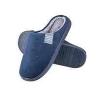 COONE Casa pantofole per le donne uomini, camera da letto interna scarpe calde della casa con schiuma di memoria, interno accogliente scarpa pelosa con suola di gomma antiscivolo