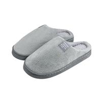 COONE Casa pantofole per le donne uomini, camera da letto interna scarpe calde della casa con schiuma di memoria, interno accogliente scarpa pelosa con suola di gomma antiscivolo