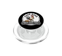 Coop Boss Fresh Eggs - Fattoria di pollo con gallo PopSockets PopGrip per MagSafe