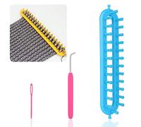 Coopay - Kit per realizzare sciarpe, lavori a maglia e fai da te, con strumento di selezione per la realizzazione di ferri e uncinetto, durevole e sicuro, kit di piccoli lavori a maglia per bambini