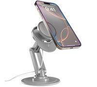 COOPER 360 MagBase, Supporto compatibile con MagSafe di Apple (Non Incluso), Supporto compatibile con MagSafe per iPhone 17 Pro Max, iPhone 16,15,14,13,12, compatibile con AirPods (Grigio siderale)