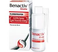 Cooper Benactiv Gola 0,25% Spray Per Irritazioni E Infiammazioni Del Cavo Oro-Faringeo 15 ml