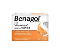 Cooper Benagol Con Vitamina C Gusto Arancia - Antisettico Del Cavo Orale 24 Pastiglie