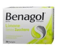 Cooper - Benagol Gusto Limone Senza Zucchero - Antisettico Del Cavo Orale 36 Pastiglie