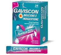 Cooper Gaviscon Bruciore E Indigestione 500 mg + 213 mg + 325 mg Gusto Menta - 24 Bustine Sospensione Orale