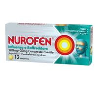 Cooper - Nurofen 200 mg + 30 mg Influenza E Raffreddore - Analgesico Decongestionante 12 Compresse