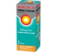 Cooper - Nurofen Febbre e Dolore 200 mg/5ml arancia - analgesico antinfiammatorio 100 ml
