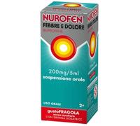 Cooper - Nurofen Febbre e Dolore 200 mg/5ml fragola - analgesico antinfiammatorio