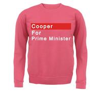 Cooper Per Prime Ministro - Adulti Felpa/Maglione - Yvette Lavoro Politica