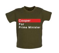 Cooper Per Prime Ministro - Bambino T-Shirt / Body - Yvette Lavoro Politica
