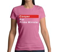Cooper Per Prime Ministro - T-Shirt - Yvette Lavoro Politica Segretario