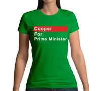 Cooper Per Prime Ministro - T-Shirt - Yvette Lavoro Politica Segretario